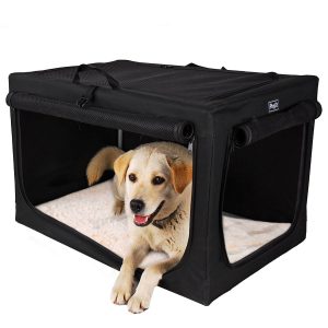 large portable dog crate
