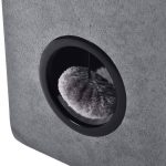 AmazonBasics Collapsible Cat House Grey 5