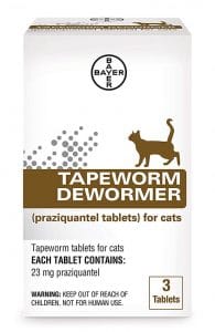 Bayer Tapeworm Dewormer Cat 1 2
