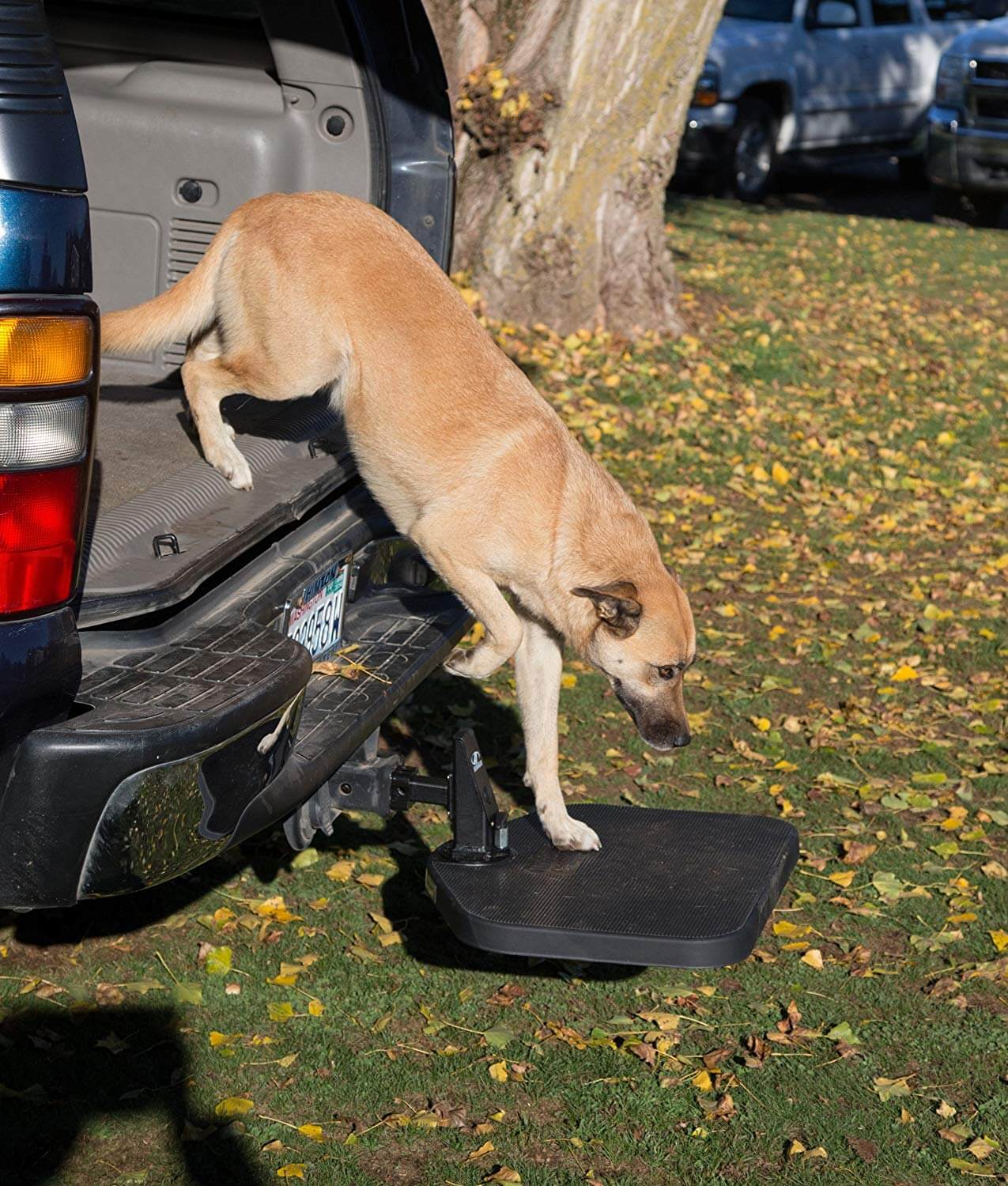 5 Best Dog Ramps For Cars SUVs Trucks 2019 Pawgearlab   Heininger Twistep Dog Hitch Step4 